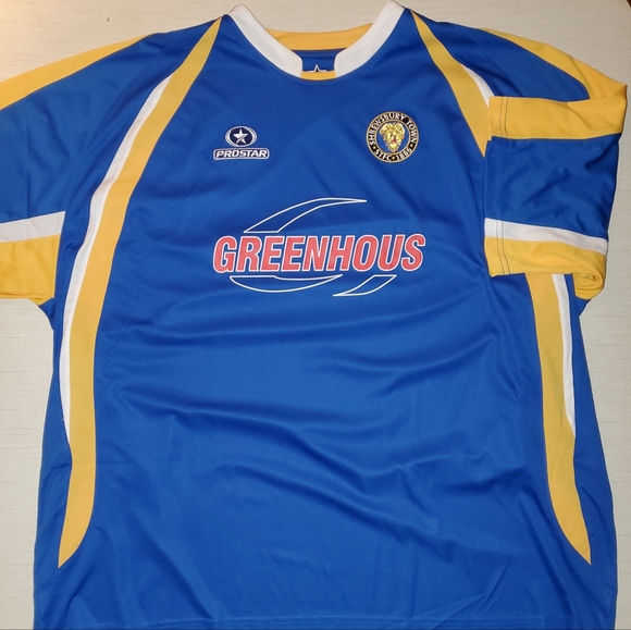 Shrewsbury Town football/soccer jersey 3XL 54"/56" Prostar England - Picture 1 of 4